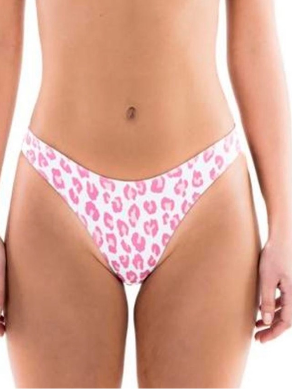 BAMBA Swim Elle Bottoms in Pink Leopard